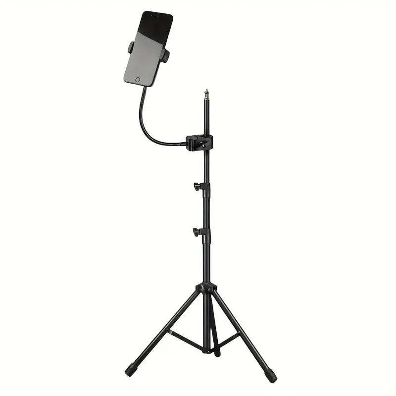 Gooseneck Mic Stand Phone Holder – Adjustable Clamp Mount Core Cartel
