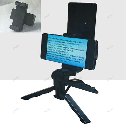 Phone Teleprompter Clip – Desktop & Handheld Stand Core Cartel