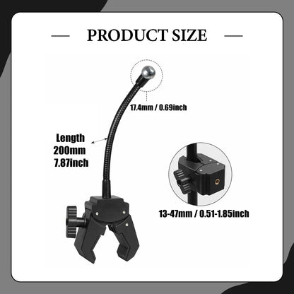Flexible Hose Phone Holder Clip Stand – Adjustable 20–50cm Core Cartel