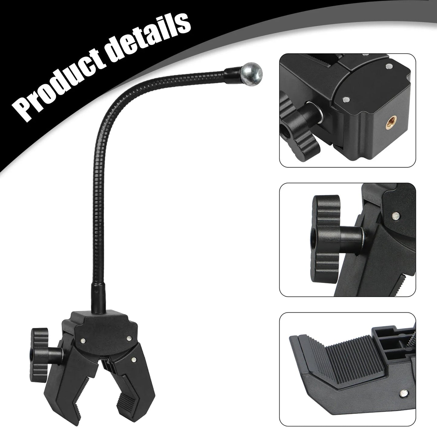 Flexible Hose Phone Holder Clip Stand – Adjustable 20–50cm Core Cartel