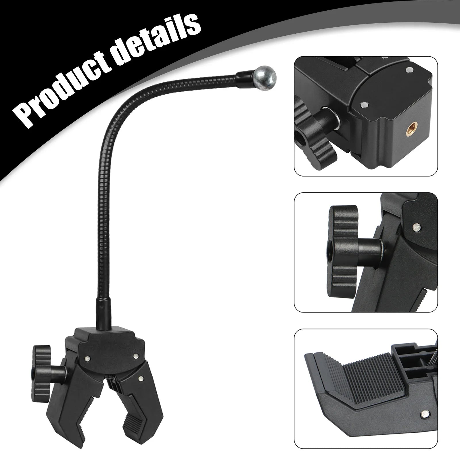 Flexible Hose Phone Holder Clip Stand – Adjustable 20–50cm Core Cartel