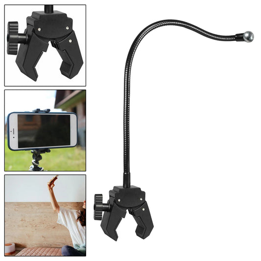 Flexible Hose Phone Holder Clip Stand – Adjustable 20–50cm Core Cartel