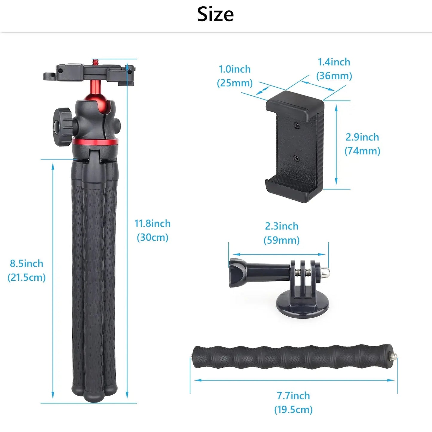 Flexible Octopus Tripod for Phone & Camera – DT45 Stand Core Cartel