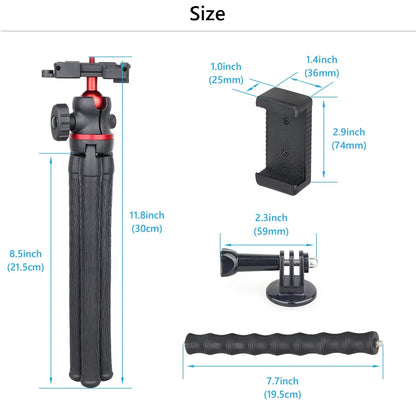 Flexible Octopus Tripod for Phone & Camera – DT45 Stand Core Cartel
