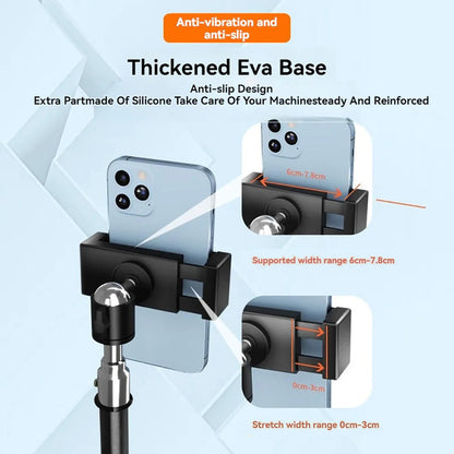 170cm Adjustable Phone Tripod Stand – Live & Recording Holder Core Cartel