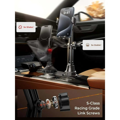 Cup Phone Holder 360° Adjustable – Car & Golf Cart Mount Core Cartel