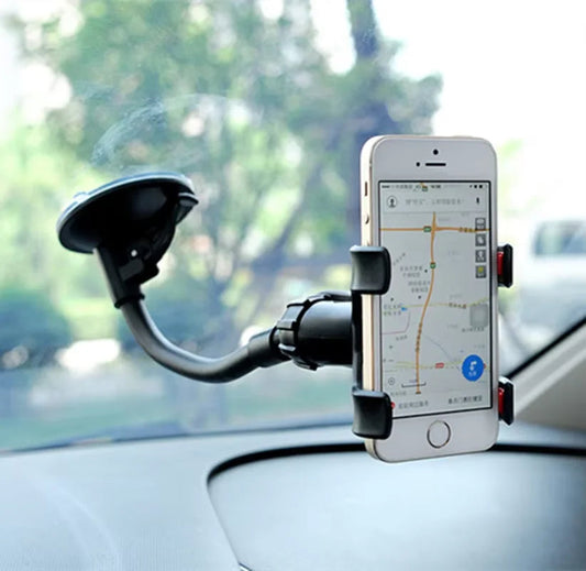 360° Universal Car Phone Holder – Dashboard & Windshield Mount Core Cartel