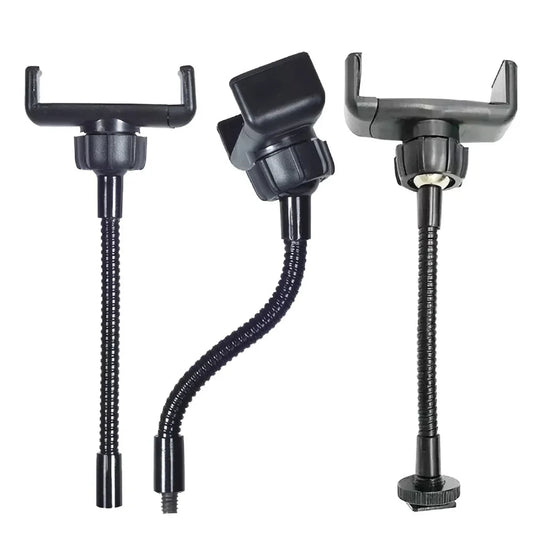 Flexible Hose Arm Phone Holder – 360° Clip Mount Core Cartel