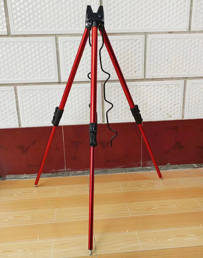 Telescopic Aluminum Fishing Rod Tripod Holder – Adjustable Stand Core Cartel