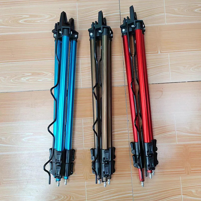 Telescopic Aluminum Fishing Rod Tripod Holder – Adjustable Stand Core Cartel