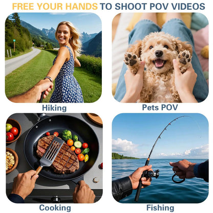 Neck Phone Holder with Chest Strap – POV Vlog Recording Stand Core Cartel