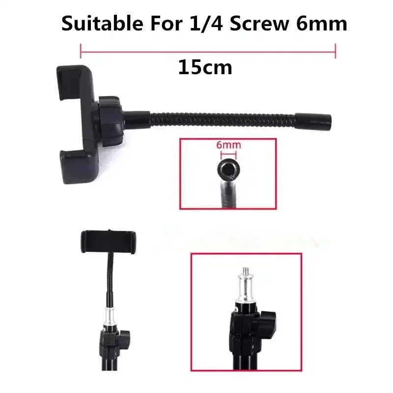Flexible Hose Arm Phone Holder – 360° Clip Mount Core Cartel