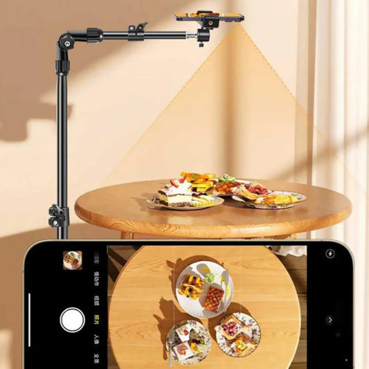 Adjustable Floor Tablet Tripod Stand – Aluminum Alloy Holder Core Cartel