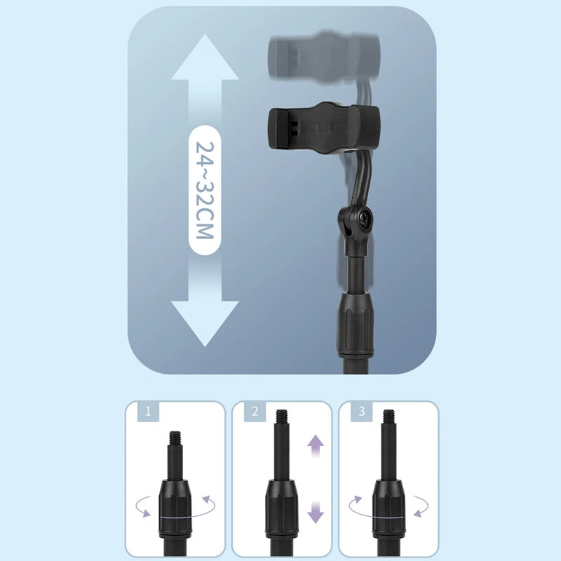 Desktop Phone Tripod Stand – Adjustable Mobile Holder Core Cartel