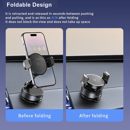 Vacuum Suction Phone Holder – 3-Axis Adjustable Clip Mount Core Cartel