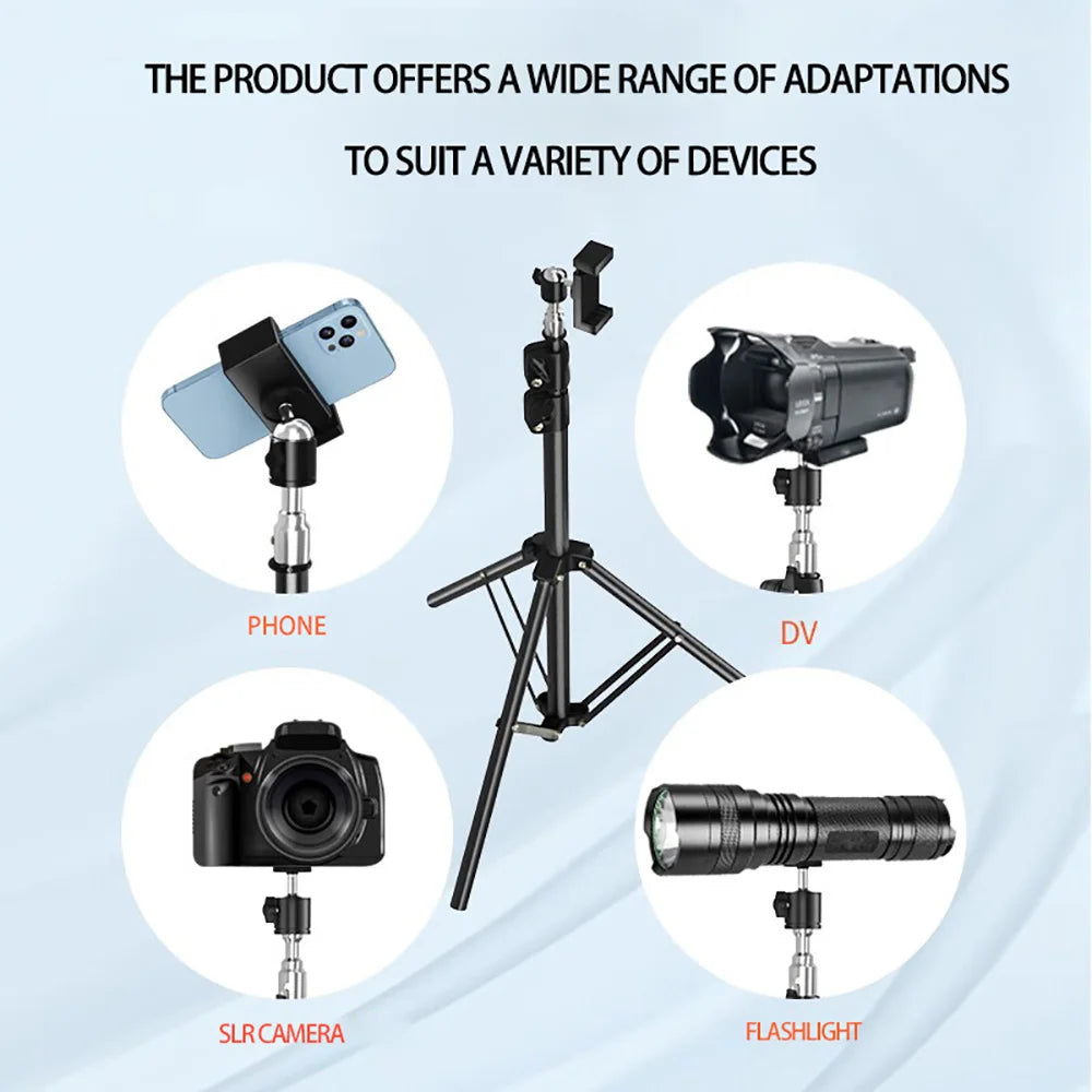 170cm Adjustable Phone Tripod Stand – Live & Recording Holder Core Cartel