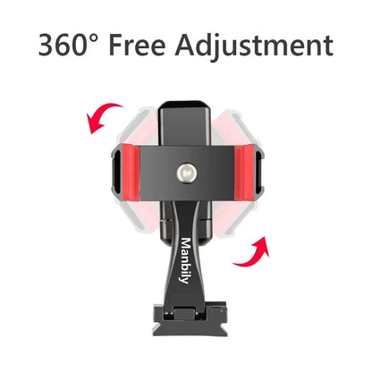 360° Dual Phone Holder Clip – Cold Shoe & Tripod Mount Core Cartel