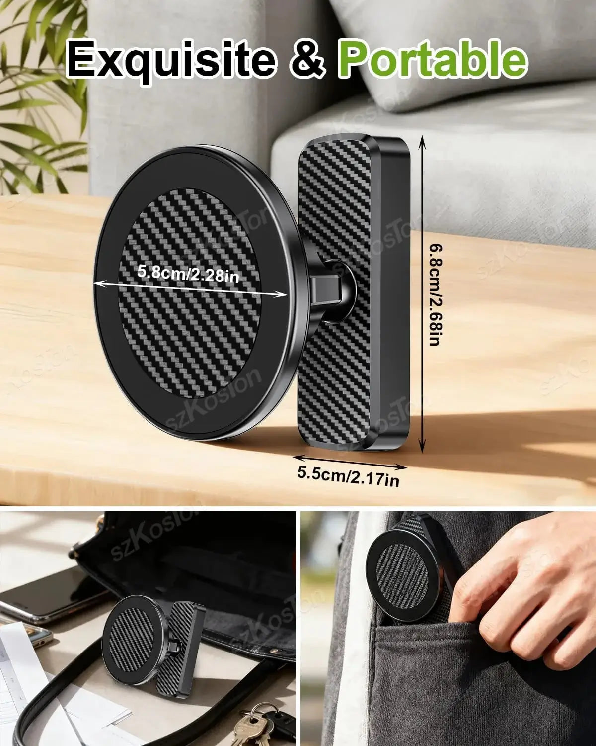 Magnetic Phone Holder for Gym – Adjustable iPhone Stand Core Cartel