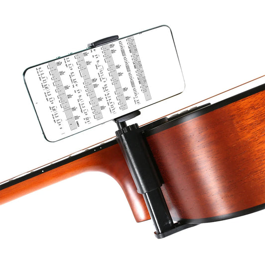 Guitar Phone Holder – Adjustable Hands-Free Recording Clamp Core Cartel