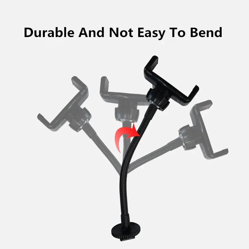 Flexible Hose Arm Phone Holder – 360° Clip Mount Core Cartel