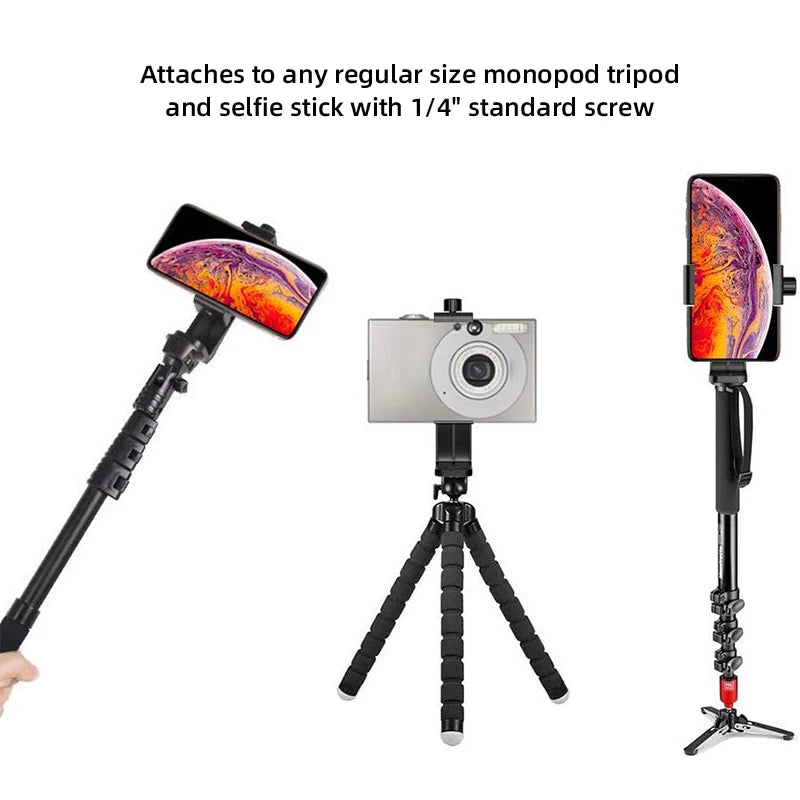 Rotatable Phone Tripod Clip – Vertical & Horizontal Mount Core Cartel