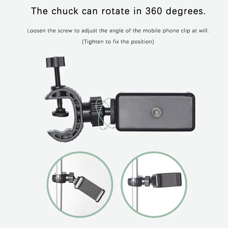Universal Phone Clip Mount – Tripod & Mic Stand Holder Core Cartel