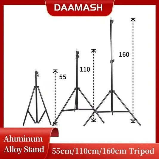 Adjustable Aluminum Tripod Stand – 55cm to 160cm Core Cartel