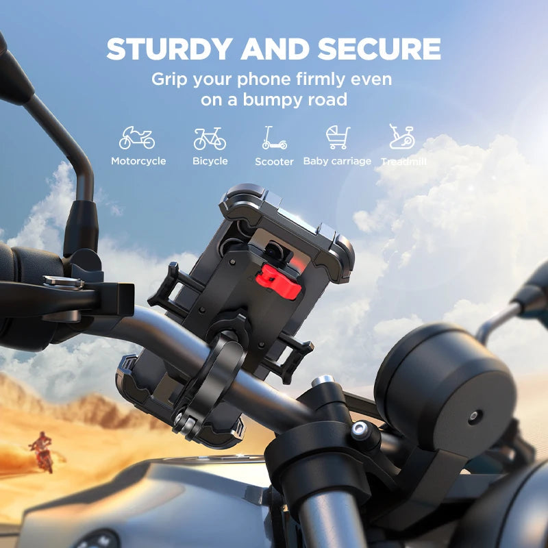 Joyroom Motorcycle Phone Mount – Ultra Stable Bike Holder Core Cartel