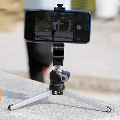 Aluminum Phone Clamp Holder – Cold Shoe Tripod Mount Core Cartel