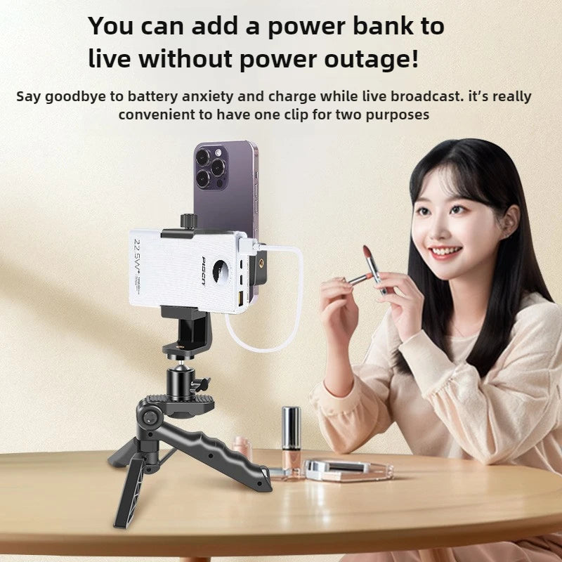 Phone Teleprompter Clip Stand – Live Broadcast & Recording Core Cartel