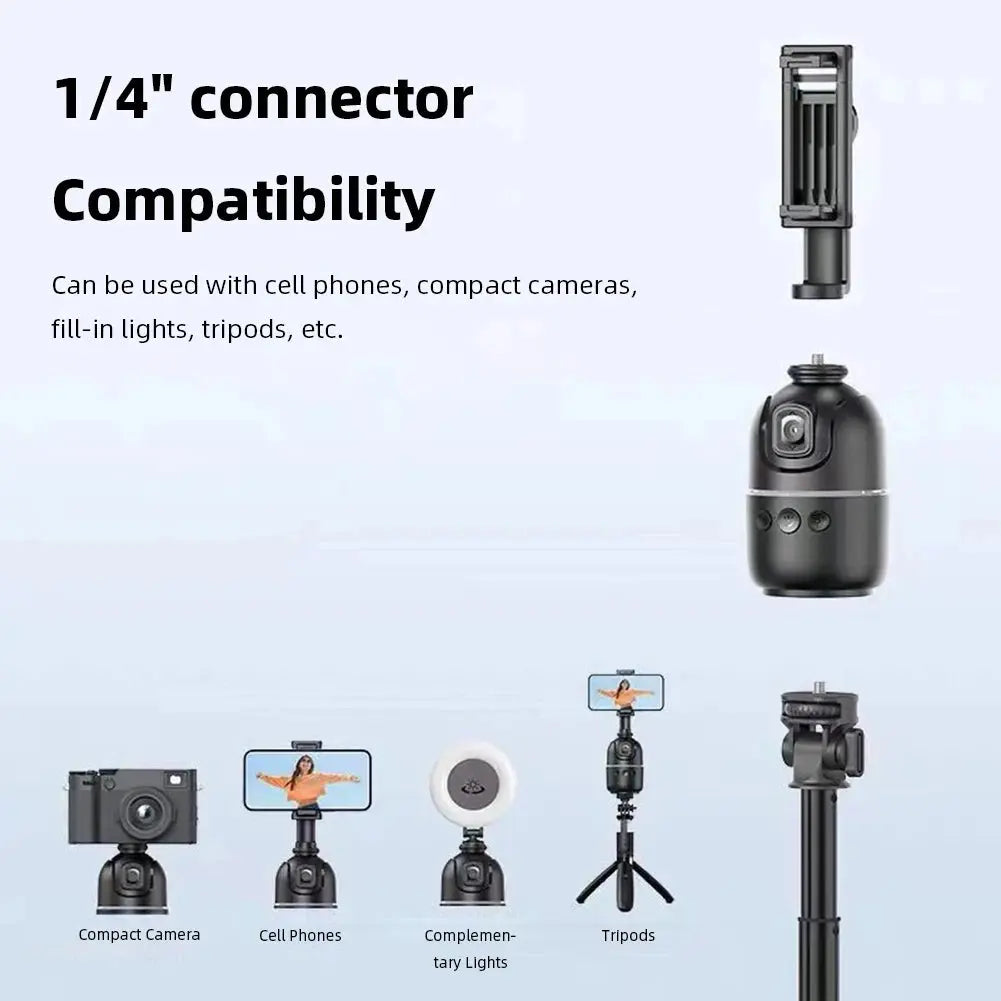 360° Auto Tracking Phone Holder – Gimbal Stabilizer with Remote Core Cartel
