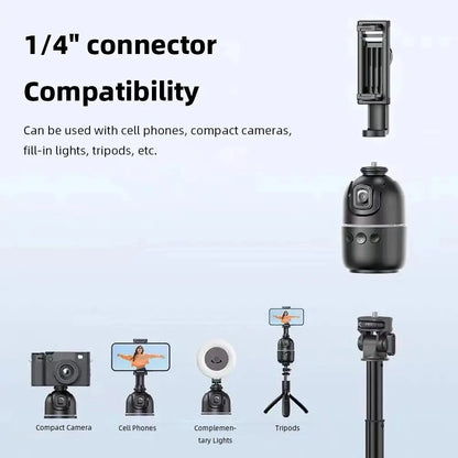 360° Auto Tracking Phone Holder – Gimbal Stabilizer with Remote Core Cartel