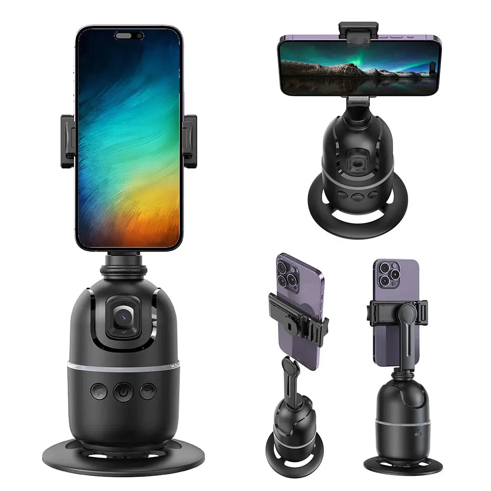 360° Auto Tracking Phone Holder – Gimbal Stabilizer with Remote Core Cartel