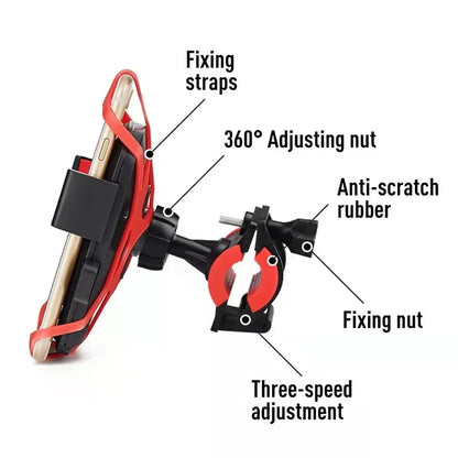 Bike & Motorcycle Phone Holder – Adjustable Mount Core Cartel