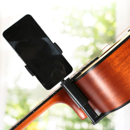 Guitar Phone Holder – Adjustable Hands-Free Recording Clamp Core Cartel