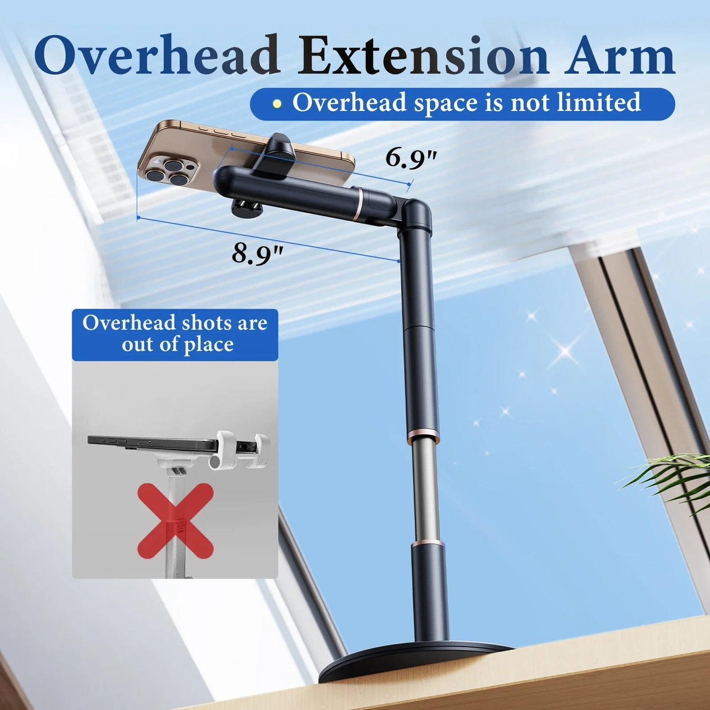 360° Rotatable Desktop Phone Holder – Adjustable Stand Core Cartel