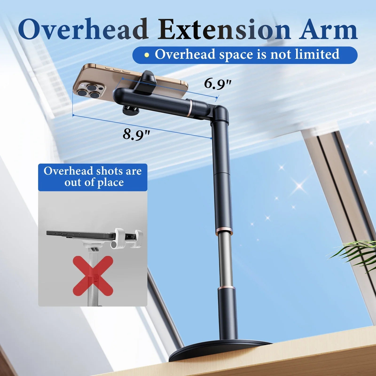 360° Rotatable Desktop Phone Holder – Adjustable Stand Core Cartel