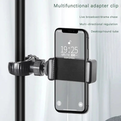 Universal Phone Clip Mount – Tripod & Mic Stand Holder Core Cartel