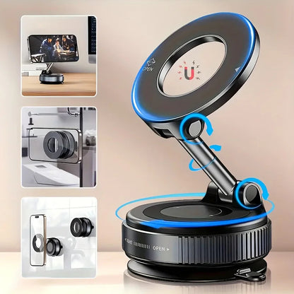 Vacuum Magnetic Car Phone Holder – 2025 Model Core Cartel