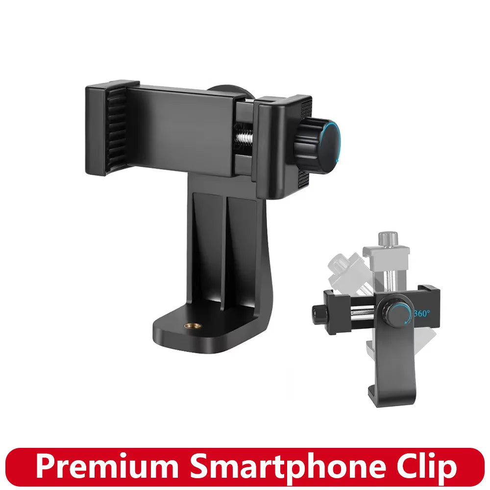 Rotatable Phone Tripod Clip – Vertical & Horizontal Mount Core Cartel