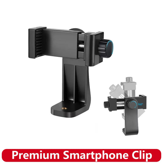Rotatable Phone Tripod Clip – Vertical & Horizontal Mount Core Cartel